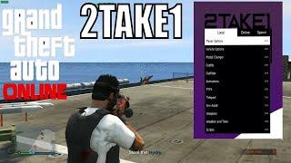 GTA 5 ONLINE 2TAKE1 MENU TEST + MISSION