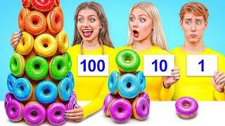 100 Слоев Еды Челлендж | Вкусные Кухонные Рецепты от Multi DO Joy