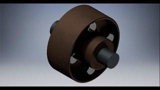 Flange Coupling Protected Type | Autodesk Inventor | Part Design And Assembly