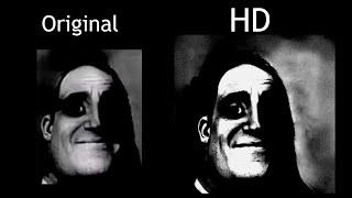 Mr Incredible becoming uncanny - Original vs HD comparison