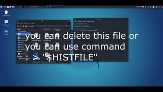 how to wipe terminal history in kali without history -c or file delete