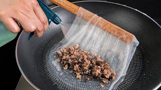 [ENG SUB] Cách làm Bánh Cuốn Chảo mới, mềm ngon như hấp bằng nồi chuyên dụng | Steamed rice rolls