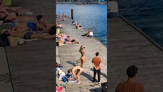 Beach day,Copenhagen Flori Travel #shorts #short #beach #bikini #copenhagen #girl