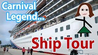 ULTIMATE Carnival Legend Ship Tour… Post Dry Dock Renovations!