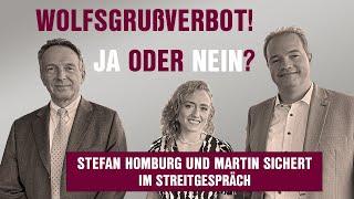 Wolfsgruß verbieten – Ja oder Nein? Streitgespräch mit Stefan Homburg und Martin Sichert