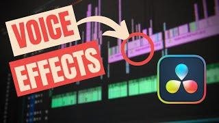 4 EASY Voice Effects Inside Davinci Resolve 19