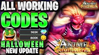 *NEW* ALL WORKING HALLOWEEN UPDATE CODES FOR ANIME SIMULATOR! ROBLOX ANIME SIMULATOR CODES