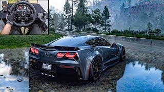 Chevrolet Corvette Z06 1000HP - Forza Horizon 5 | Logitech G923 Steering Wheel