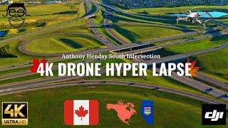 Fearless Drone Exploration: Anthony Henday South Intersection in 4K