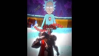 Rick Sanchez vs Infinity Ultron #rickandmorty #edit #ricksanchez #wisedit #marvel #shorts