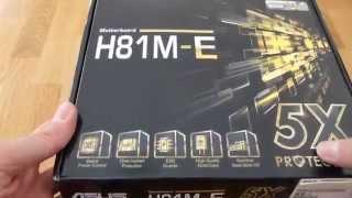 Cheap motherboard for overclocking unlocked Haswell CPUs. ASUS H81M-E unboxing and feature overview.
