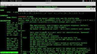 Kali linux tools - information gathering - amap tool