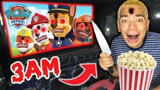 DO NOT WATCH THE PAW PATROL MOVIE AT 3AM!! (CHASE CAME AFTER US!!)