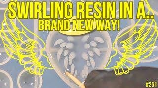 #251. THIS NEW WAY To SWIRL Resin Is HEAVENLY!