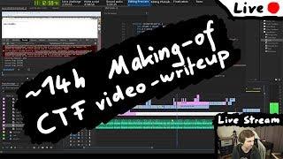 [Live] Making-of a LiveOverflow CTF video write-up 2019 (35c3ctf)