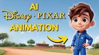 How to Make AI Generated Disney Pixar Animations FOR FREE!