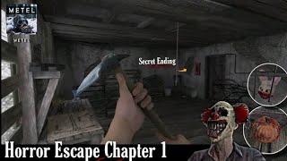 Metel Horror Escape Chapter 1 (secret Ending) || horror game || #androidhorrorgame #horrorgame