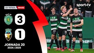 Resumo: Sporting 3-1 Farense - Liga Portugal Betclic | sport tv