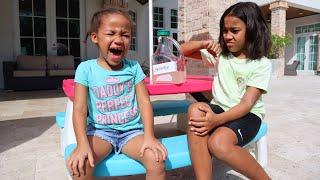 Girl BULLIES Little Sister at LEMONADE STAND, Instantly Regrets It | FamousTubeFamily