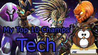 My Top Tech Champions in MCOC!! - January 2025