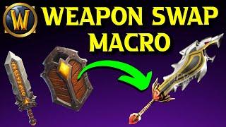 BEST One Button Weapon Swap Macro for WoW