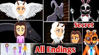 Mr Hopp's Playhouse 3 All Endings ( Secret Good Ending + Bad Ending ) & All Cutscenes