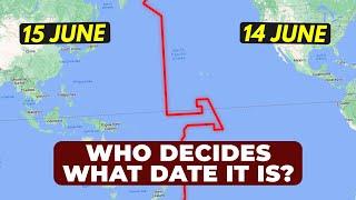 How is date and time fixed internationally? | International Date Line and Time zones explained.