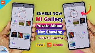 MIUI 14 Mi Gallery Private Album Features Enable Now | Mi Gallery Private Album Not Showing