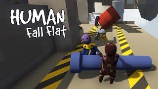 Human Fall Flat - Iron Man and Thanos Working Together [PC Gameplay, Walkthrough]