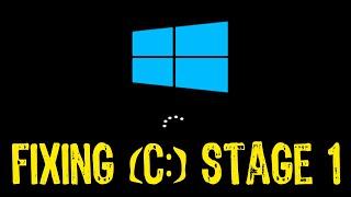 Fixing C Stage Windows 10 как убрать