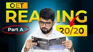 How To Score 20/20 In OET Reading Part A | Pro Tips & Strategies