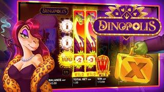  EPIC 800x FREE SPINS BONUS WIN  Dinopolis (Push Gaming)