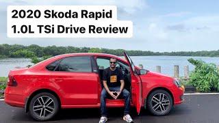 2020 Skoda Rapid 1.0L TSI Monte Carlo - Detailed Drive Review (Hindi + English)