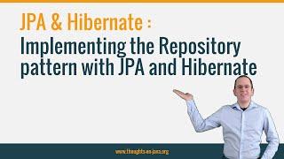 Implementing the Repository pattern with JPA and Hibernate