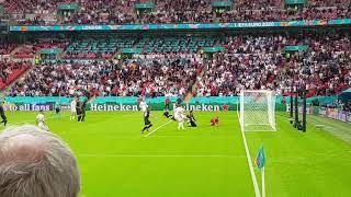 ENGLAND 2-0 GERMANY - CRAZY SCENES INSIDE WEMBLEY STADIUM AS STERLING & KANE SCORE - EURO 2020!!!