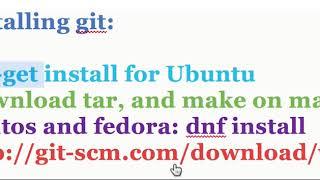 Git installation