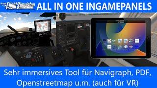 All In One Ingamepanel - Sehr immersives Tool, auch in VR  MSFS 2020