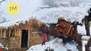 Himalayan village lifestyle || village life in a snowy day || TheVillageNepal