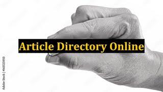 Article Directory Online