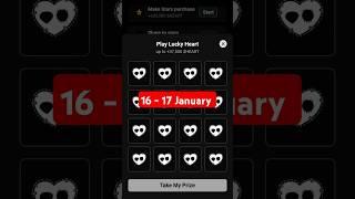 Lucky heart ️ today combo cards | 16 - 17 January heart combo telegram | today lucky heart combo