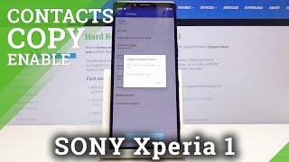 How to Transfer Contacts in SONY Xperia 1 – Import SIM Card Contact