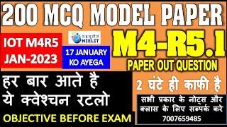 O Level M4-R5 Model Paper 200 Question Live Before Exam 16 January 2023 PYTHON IT Tools m4-R5.1