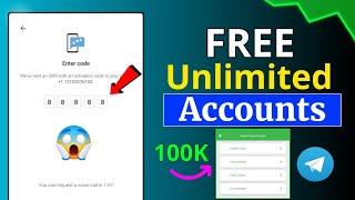 Unlimited telegram account creat without phone number| 100% working trick