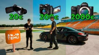 Câmera de 2000€ vs câmeras de 20€ e 200€ da Temu!