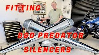 Triumph Bonneville SE 865 - Fitting D&D Predator Silencers