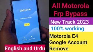 ALL MOTOROLA E4 Frp Bypass,Motorola XT1767 & XT 1766 Google Account Remove,Moto e4 plus frp bypass