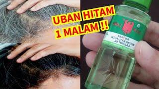 CUKUP 5 TETES RAMBUT UBAN KEMBALI HITAM, KUAT DAN BERSINAR SELAMANYA!!