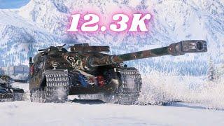 AMX 50 Foch B 12.3K Damage (7x7) World of Tanks