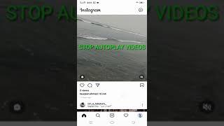 How To Stop AutoPlay Videos On instagram #shorts