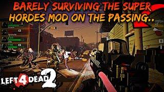 I TRIED to SURVIVE the SUPER HORDES MOD in Left 4 Dead 2!